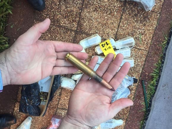 Así es el arsenal hallado en poder de sospechosos