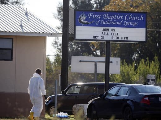 Tiroteo en iglesia deja 26 muertos