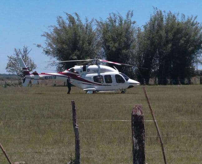 Cartes cambió de helicóptero por “precaución”
