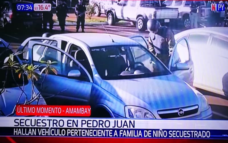 Hallan vehículo utilizado en secuestro