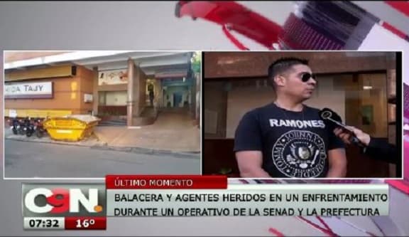 Agentes de la Senad y militares resultan heridos en tiroteo