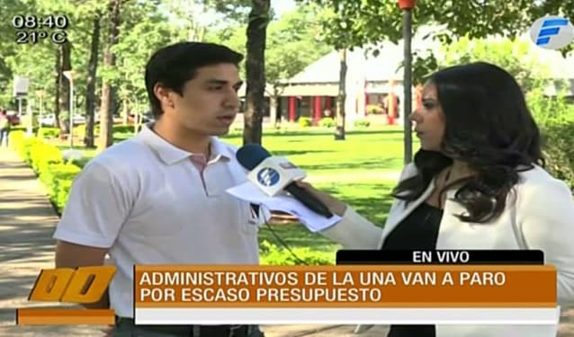 Funcionarios de la UNA anuncian paro indefinido