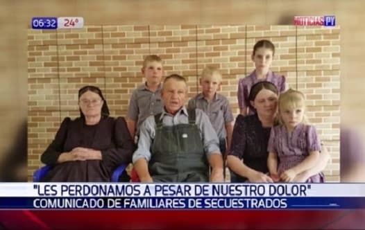 Menonitas desean feliz Navidad al EPP