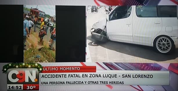 Imprudencia causa fatal accidente