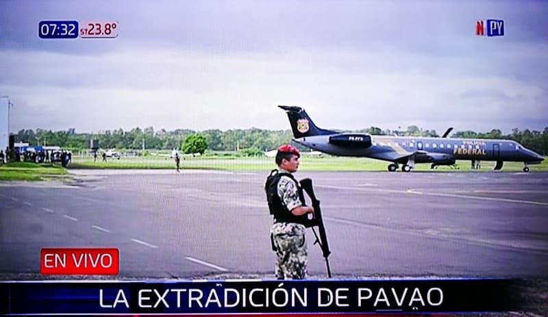 Todo se encuentra dispuesto para extradición de Pavão