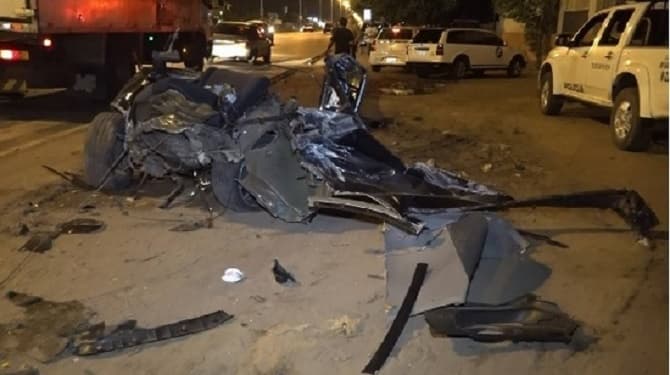 Tres heridos graves tras accidente automovilístico