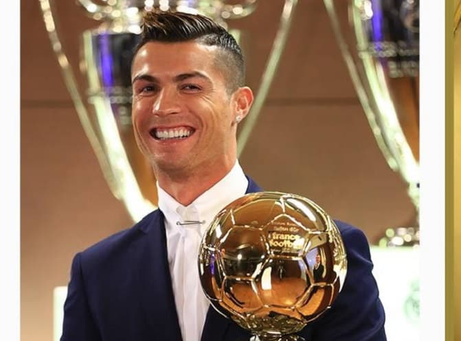 Cristiano gana su quinto Balón de Oro