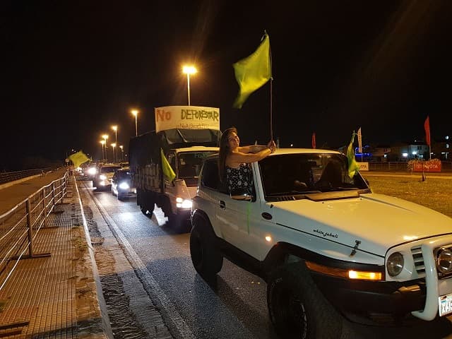 Marcharon contra deforestación y decreto de Cartes