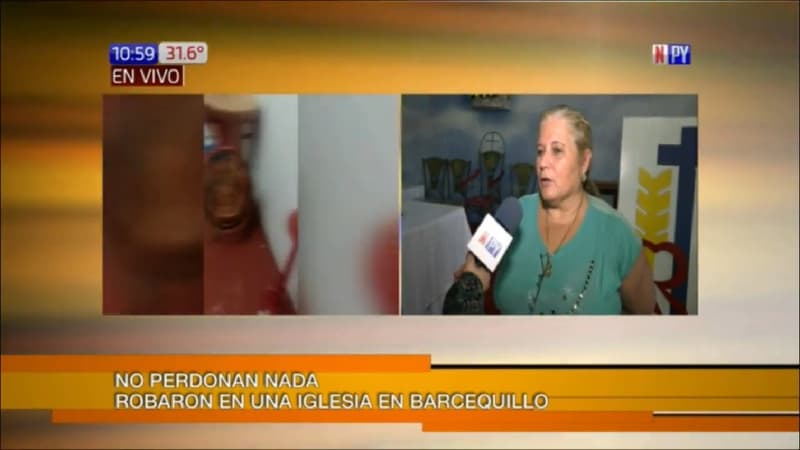 Desconocidos roban parroquia de San Lorenzo