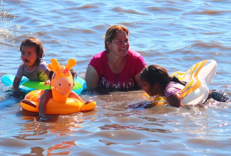 San Bernardino es la opción preferida de los bañistas