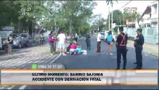 Adolescente muere en accidente de moto