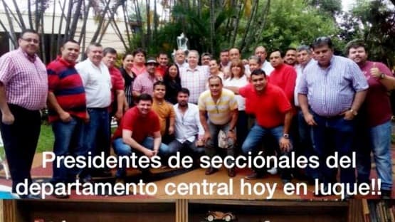 Dirigentes colorados dan su apoyo a González Daher