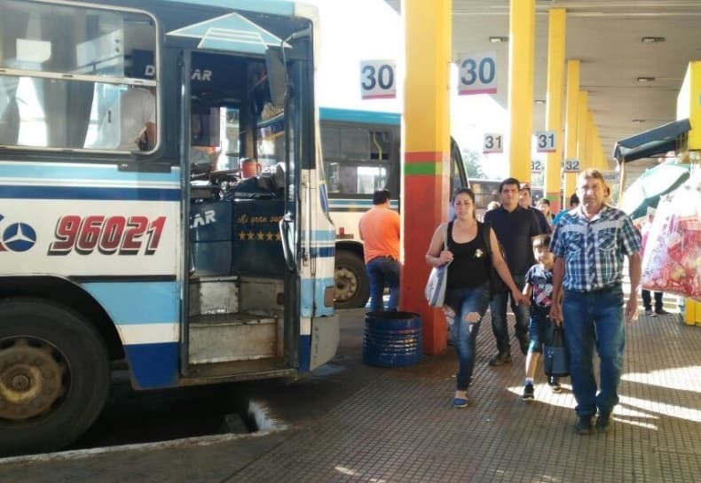 Liberan horarios de buses con destino a Caacupé