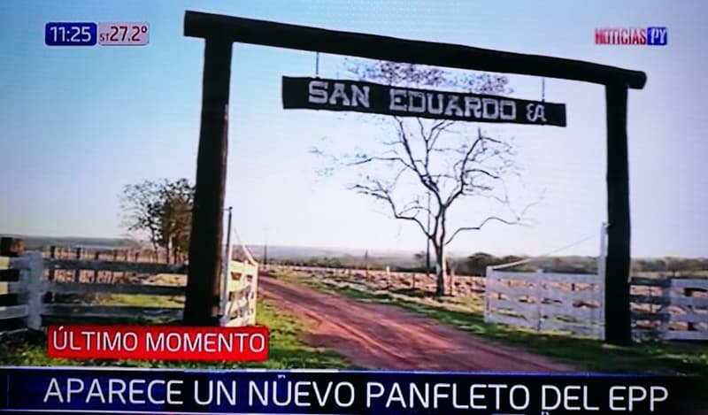 Panfleto del EPP brinda supuesta ubicación de uno de los secuestrados