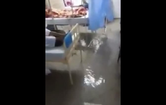 Hospital de IPS se inunda tras intensas lluvias