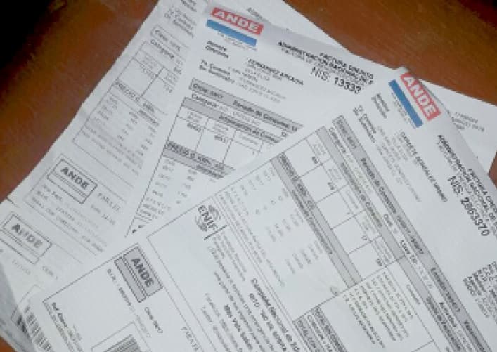 Ande justifica aumento en las facturas