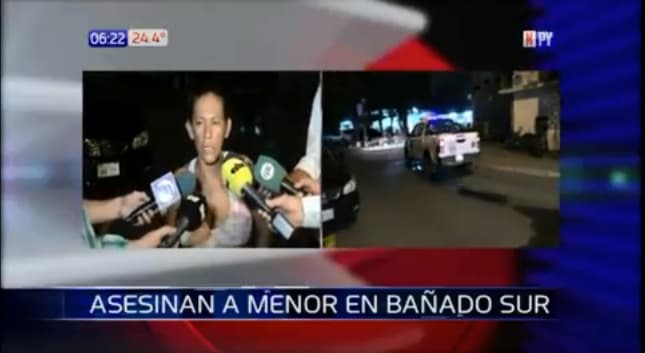 Adolescente es asesinado a balazos en el Bañado Sur