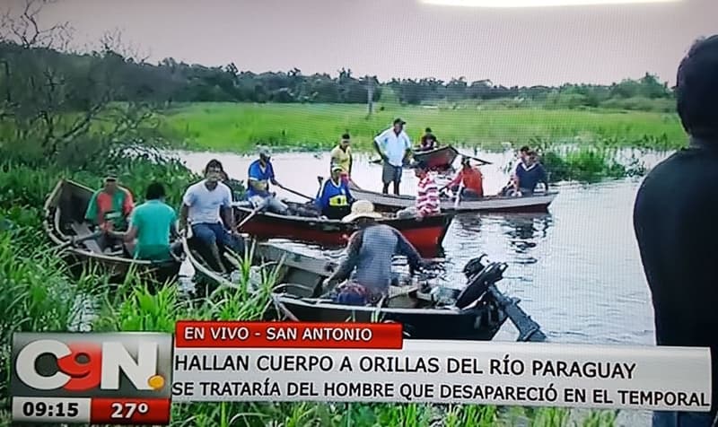 Hallan el cuerpo de desaparecido durante la tormenta