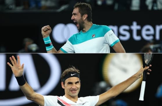 Federer se instala en la final y medirá a Cilic