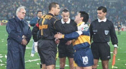 Maradona dispara contra el Chila y lo trata de gordo