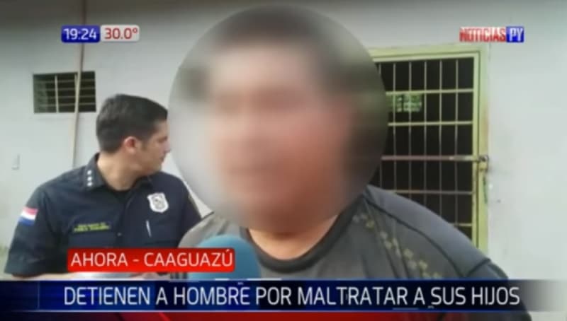 Padre justifica salvaje golpiza