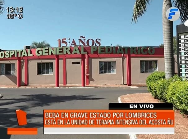 Niña tiene lombrices hasta en el corazón y está grave