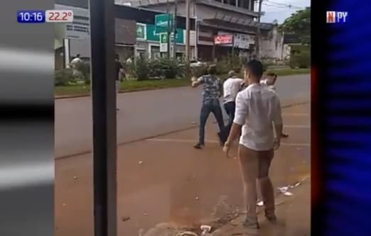 Algunos recibieron el 2018 a los golpes