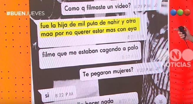 Filtran chat de joven asesinado por su exnovia