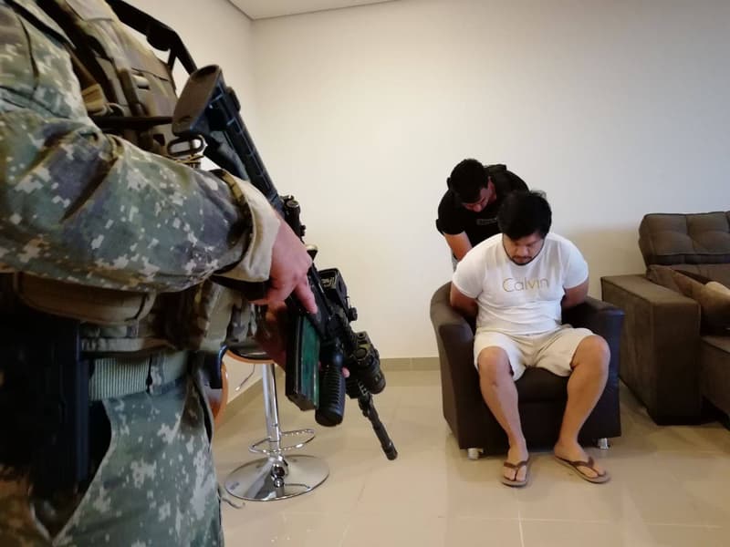 Agentes de la Senad detienen a jefe narco brasileño en Asunción