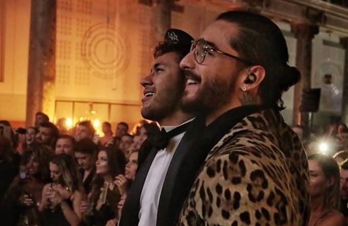 Maluma emociona a Neymar