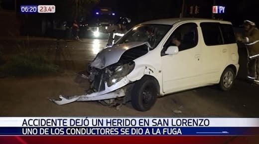 Automovilista causa accidente y se da a la fuga