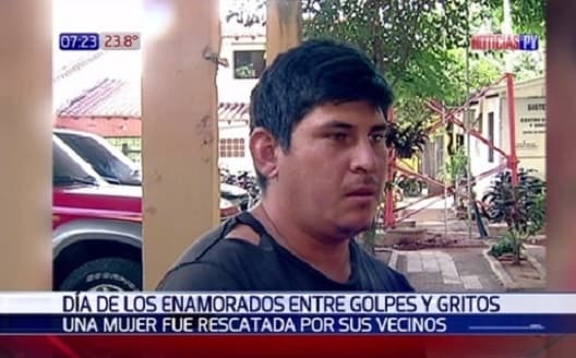 La acusó de infiel y la golpeó en el Día de los Enamorados