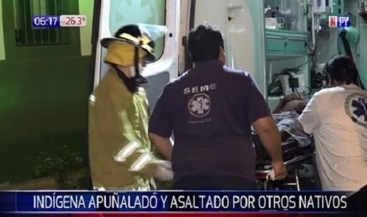 Indígena fue asaltado y apuñalado por otros nativos