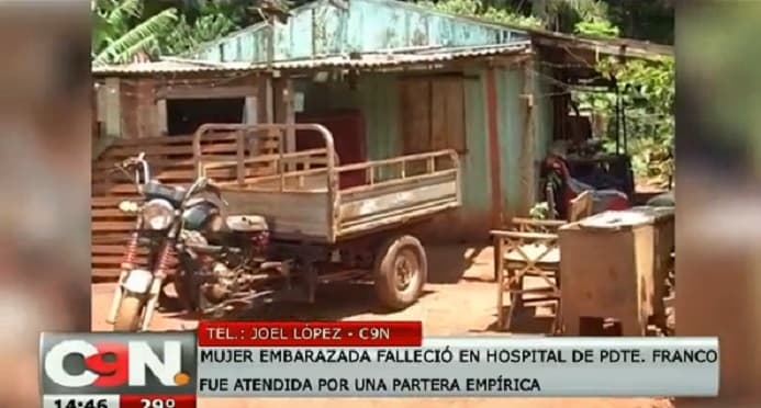 Mujer y bebé mueren por frustrado parto casero