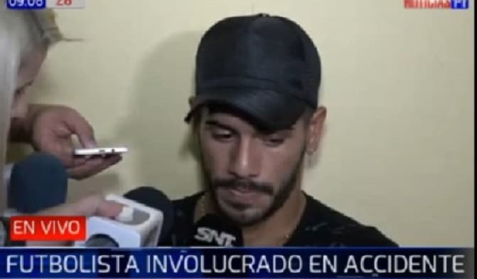 Futbolista niega haber causado accidente