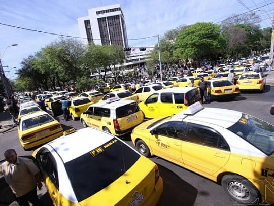 Protesta contra Uber hará colapsar calles de Asunción