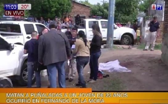 Joven es asesinado a puñaladas en Fernando de la Mora