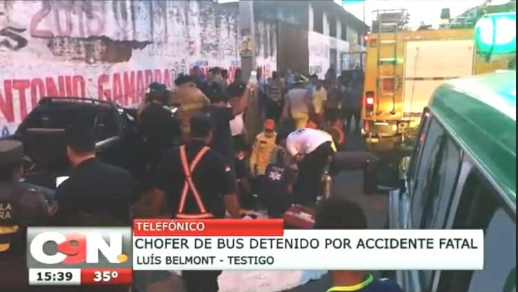 Accidente deja una fallecida en San Lorenzo