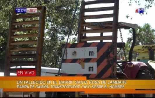 Obrero pierde la vida en accidente laboral