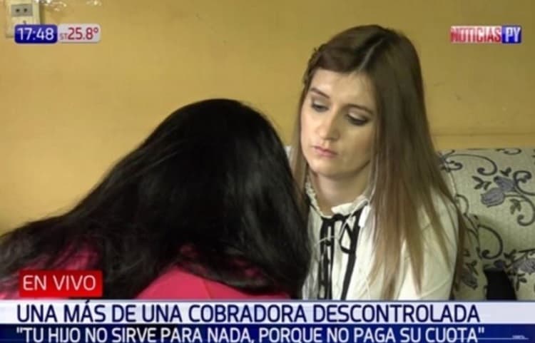 Cobradora humilla a codeudora