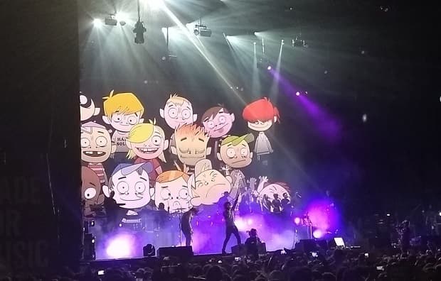 Gorillaz coronó el Asuncionico con show versátil e impecable