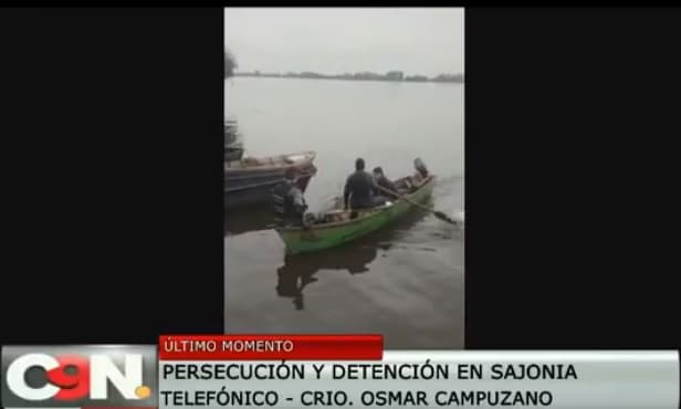 Grupo Lince persiguió a joven hasta en el río