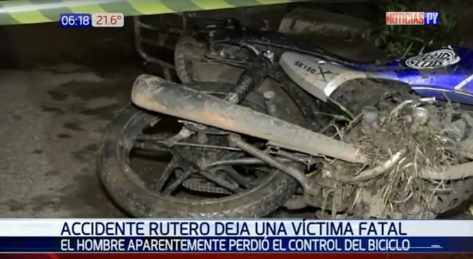 Exceso de velocidad causa muerte de motociclista