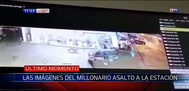 Así se llevaron G. 1.000 millones de estación de servicios