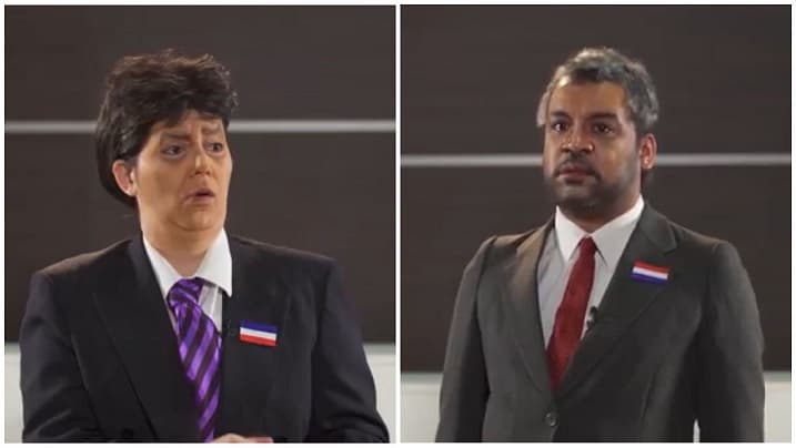 Vibrante "debate presidencial" en Polémica en el Bar