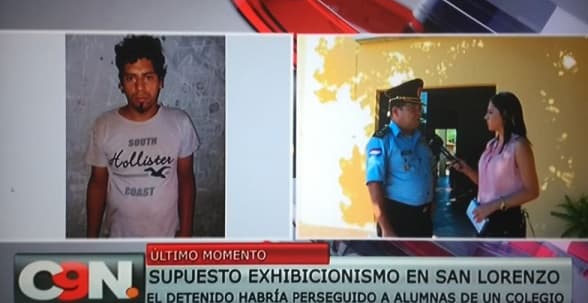 Capturan a hombre por perseguir estudiantes