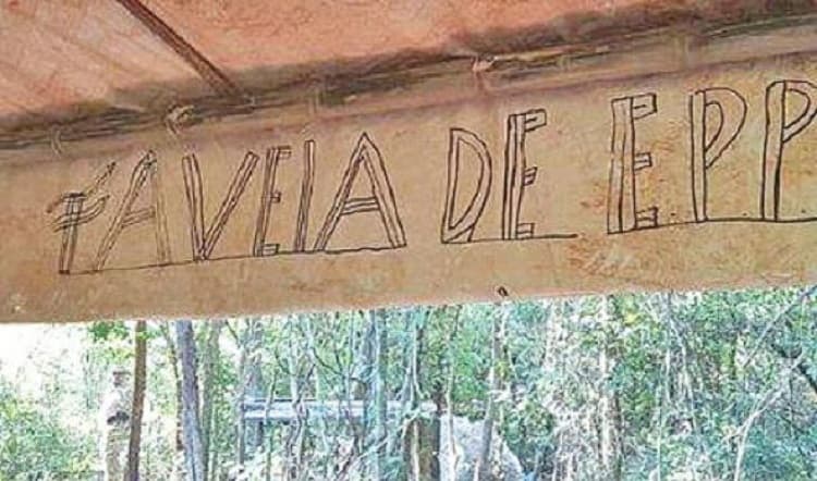 Senad halla campamentos con siglas del EPP