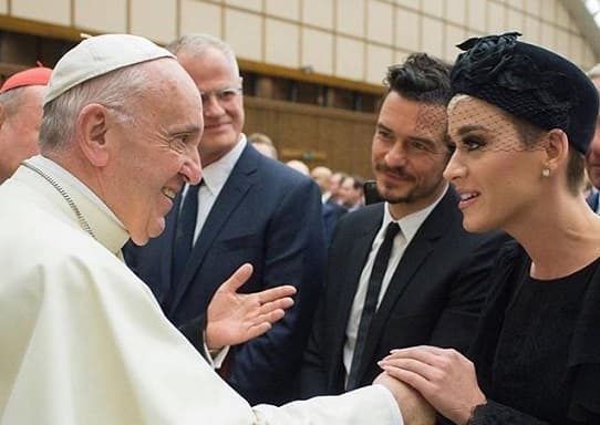 Francisco recibió a Katy Perry y Orlando Bloom