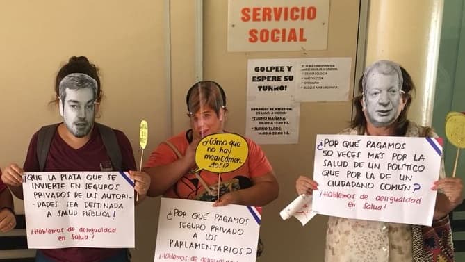 Exigen que “legisladores utilicen salud pública como cualquier ciudadano”
