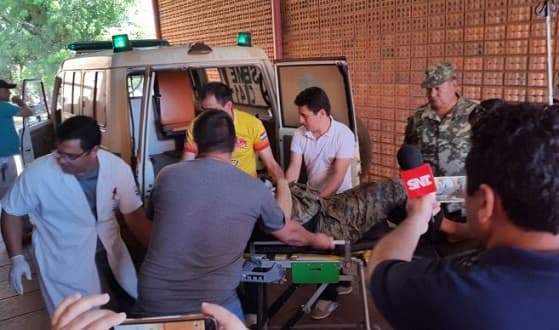 Granada del EPP hirió a integrantes de la FTC